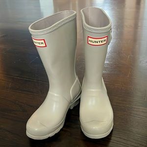 Hunter kids boots gray size US 13